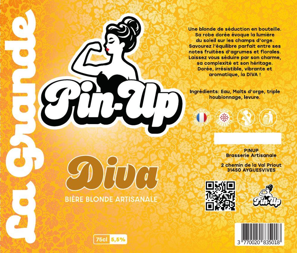 Étiquette La Grande Diva 75 cl
