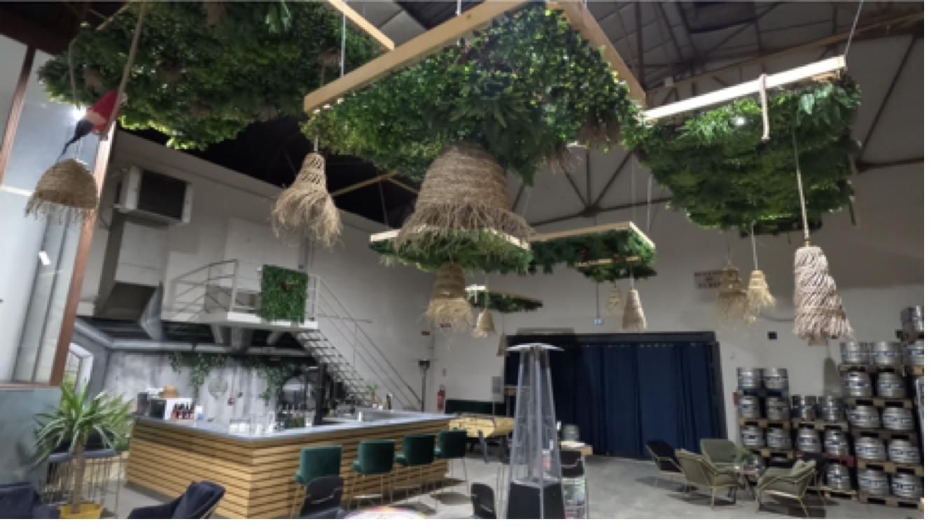 Espace bar de la brasserie